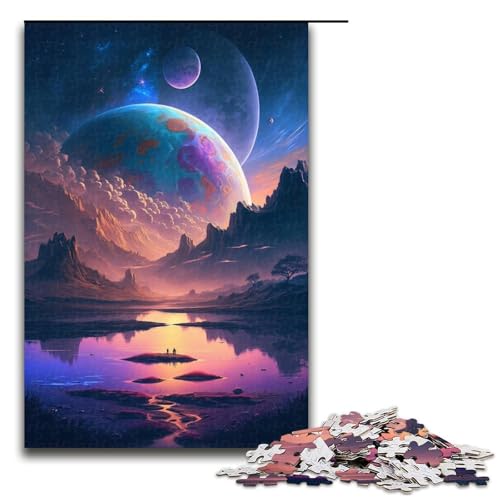 Puzzle für Erwachsene, 1000 Teile, Mysteriöser Planet, Puzzle, Geschenke, einzigartige Geburtstagsgröße, 50 x 75 cm Puzzle für Erwachsene, 1000 Teile, Mysteriöser Planet, Puzzle, Geschenke, einzigartige Geburtstagsgröße, 50 x 75 cm von KJYMNC