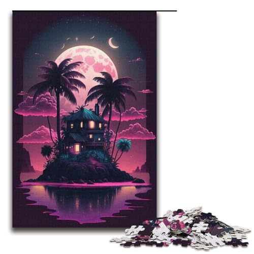 Puzzle für Erwachsene, 1000 Teile, Neon Island House, DIY-Puzzle, Spielzeug, Weihnachts- und Geburtstagsgeschenke, Größe 38 x 26 cm Puzzle für Erwachsene, 1000 Teile, Neon Island House, DIY-Puzzle, Spielzeug, Weihnachts- und Geburtstagsgeschenke, Größe 38 x 26 cm von KJYMNC