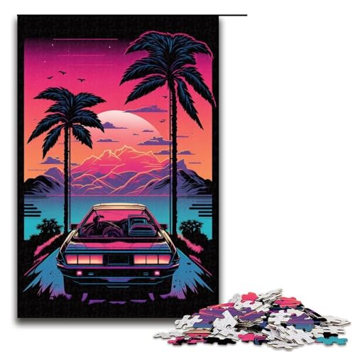 Puzzle für Erwachsene, 1000 Teile, Neonlandschaft, DIY-Puzzle, Spielzeug, Weihnachts- und Geburtstagsgeschenke, Größe 50 x 75 cm Puzzle für Erwachsene, 1000 Teile, Neonlandschaft, DIY-Puzzle, Spielzeug, Weihnachts- und Geburtstagsgeschenke, Größe 50 x 75 cm von KJYMNC
