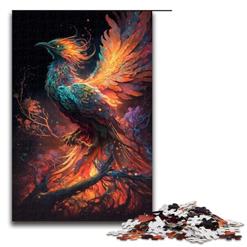 Puzzle für Erwachsene, 1000 Teile, Phoenix-Puzzle, Geschenke, einzigartige Geburtstagsgröße, 50 x 75 cm Puzzle für Erwachsene, 1000 Teile, Phoenix-Puzzle, Geschenke, einzigartige Geburtstagsgröße, 50 x 75 cm von KJYMNC