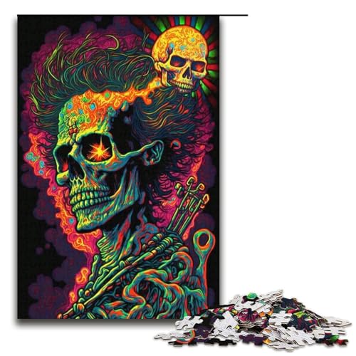 Puzzle für Erwachsene, 1000 Teile, Psychedelische Monster, Puzzle, Spielzeug, Geschenk, Wanddekoration, einzigartige Geburtstags, Größe 38 x 26 cm Puzzle für Erwachsene, 1000 Teile, Psychedelische Monster, Puzzle, Spielzeug, Geschenk, Wanddekoration, einzigartige Geburtstags, Größe 38 x 26 cm von KJYMNC