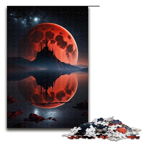 Puzzle für Erwachsene, 1000 Teile, Schwarzer und Roter Planet, Puzzle für Lernspiele, Herausforderungsspielzeug, Größe 50 x 75 cm Puzzle für Erwachsene, 1000 Teile, Schwarzer und Roter Planet, Puzzle für Lernspiele, Herausforderungsspielzeug, Größe 50 x 75 cm von KJYMNC