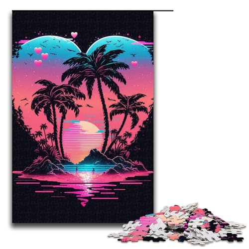 Puzzle für Erwachsene, 1000 Teile, Strand-Puzzle, Spielzeug, Geschenk, Wanddekoration, einzigartige Geburtstags, Größe 50 x 75 cm Puzzle für Erwachsene, 1000 Teile, Strand-Puzzle, Spielzeug, Geschenk, Wanddekoration, einzigartige Geburtstags, Größe 50 x 75 cm von KJYMNC