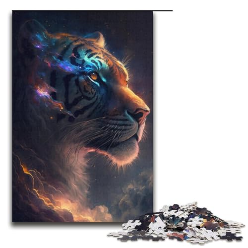 Puzzle für Erwachsene, 1000 Teile, Weltraumtiger, DIY-Puzzlespielzeug, herausfordernd zu vervollständigen, Aber lustig und humorvoll, für Teenager ab 14 Jahren, Größe 38 x 26 cm Puzzle für Erwachsene, 1000 Teile, Weltraumtiger, DIY-Puzzlespielzeug, herausfordernd zu vervollständigen, Aber lustig und humorvoll, für Teenager ab 14 Jahren, Größe 38 x 26 cm von KJYMNC