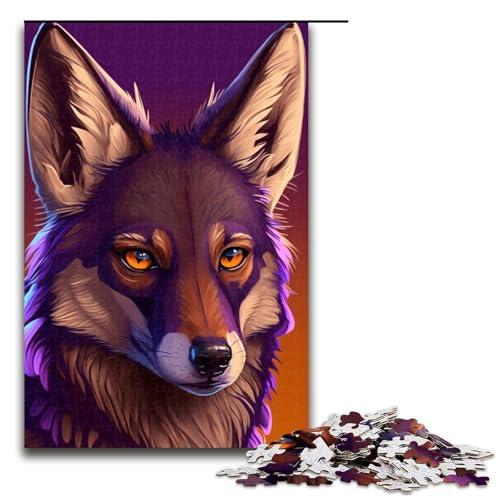 Puzzle für Erwachsene, 1000 Teile, Wolf, DIY-Puzzle-Spielzeug, herausfordernd zu vervollständigen, Aber lustig und humorvoll, für Teenager ab 14 Jahren, Größe 50 x 75 cm Puzzle für Erwachsene, 1000 Teile, Wolf, DIY-Puzzle-Spielzeug, herausfordernd zu vervollständigen, Aber lustig und humorvoll, für Teenager ab 14 Jahren, Größe 50 x 75 cm von KJYMNC