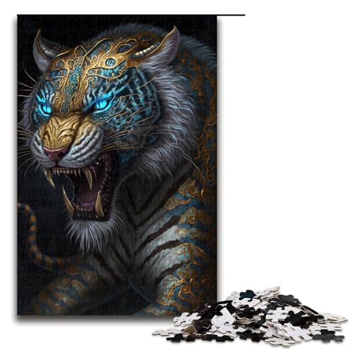Puzzle für Erwachsene, 1000 Teile, Wolkentiger-Puzzle, Geschenke, einzigartige Geburtstags-Größe 50 x 75 cm Puzzle für Erwachsene, 1000 Teile, Wolkentiger-Puzzle, Geschenke, einzigartige Geburtstags-Größe 50 x 75 cm von KJYMNC