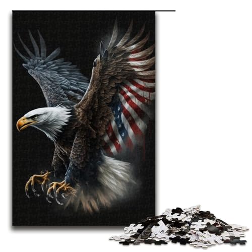 Puzzle für Erwachsene, 1000 Teile, britische Flagge, Adler, DIY-Puzzle-Spielzeug, anspruchsvoll zu vervollständigen, Aber lustig und humorvoll, für Teenager ab 14 Jahren, Größe 50 x 75 cm Puzzle für Erwachsene, 1000 Teile, britische Flagge, Adler, DIY-Puzzle-Spielzeug, anspruchsvoll zu vervollständigen, Aber lustig und humorvoll, für Teenager ab 14 Jahren, Größe 50 x 75 cm von KJYMNC