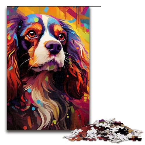 Puzzle für Erwachsene, 1000 Teile, bunter Hund, Puzzle, Spielzeug, Geschenk, Wanddekoration, einzigartige Geburtstags, Größe 50 x 75 cm Puzzle für Erwachsene, 1000 Teile, bunter Hund, Puzzle, Spielzeug, Geschenk, Wanddekoration, einzigartige Geburtstags, Größe 50 x 75 cm von KJYMNC