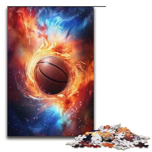 Puzzle für Erwachsene, 1000 Teile, buntes Basketball-Puzzle, Spielzeug, intellektuelles Spiel, Geburtstagsgeschenk, Geschenke, Wandkunst, Größe 38 x 26 cm Puzzle für Erwachsene, 1000 Teile, buntes Basketball-Puzzle, Spielzeug, intellektuelles Spiel, Geburtstagsgeschenk, Geschenke, Wandkunst, Größe 38 x 26 cm von KJYMNC