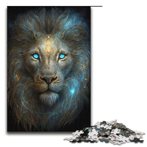 Puzzle für Erwachsene 1000 Teile Löwe Lernpuzzle Einzigartiges Geburtstagspuzzle Größe 38x26 cm Puzzle für Erwachsene 1000 Teile Löwe Lernpuzzle Einzigartiges Geburtstagspuzzle Größe 38x26 cm von KJYMNC