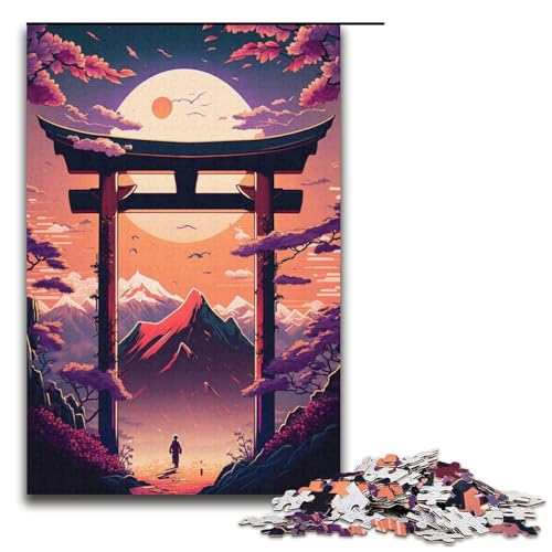 Puzzle für Erwachsene 1000 Teile V Puzzle für Lernspiel Herausforderung Spielzeug Größe 38x26 cm von KJYMNC