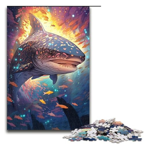 Puzzle für Erwachsene mit 1000 Teilen, farbiges Killerwal-Puzzle für Erwachsene, Holzpuzzle, tolle Geschenke zu Weihnachten, Größe 50 x 75 cm Puzzle für Erwachsene mit 1000 Teilen, farbiges Killerwal-Puzzle für Erwachsene, Holzpuzzle, tolle Geschenke zu Weihnachten, Größe 50 x 75 cm von KJYMNC