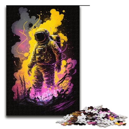 Weltraum-Astronauten-Puzzle, 1000 Teile, Puzzle für Erwachsene, Mitmach-Spiel, Kunstwerk, Geschenk für Teenager ab 14 Jahren, Größe 50 x 75 cm Weltraum-Astronauten-Puzzle, 1000 Teile, Puzzle für Erwachsene, Mitmach-Spiel, Kunstwerk, Geschenk für Teenager ab 14 Jahren, Größe 50 x 75 cm von KJYMNC