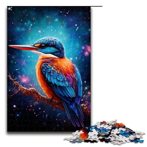 für Erwachsene 1000 Teile Puzzle Geschenke Bunte Vögel Puzzle für Holzpuzzle Familienaktivität Größe 50x75cm von KJYMNC