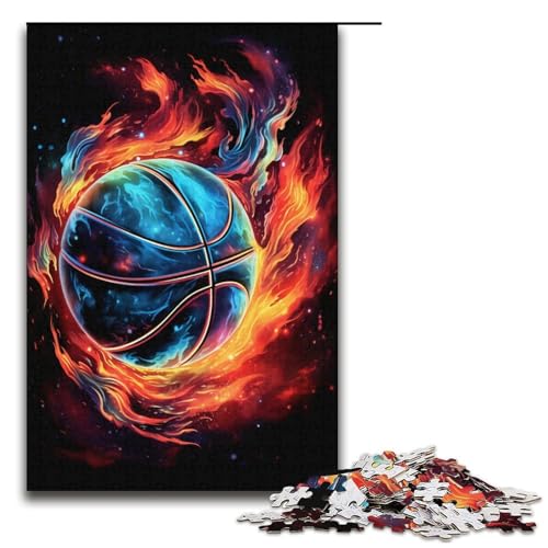 für Erwachsene 1000 Teile Puzzle Geschenke Buntes Basketball-Puzzle für Papppuzzle Familienaktivität Größe 38x26cm für Erwachsene 1000 Teile Puzzle Geschenke Buntes Basketball-Puzzle für Papppuzzle Familienaktivität Größe 38x26cm von KJYMNC