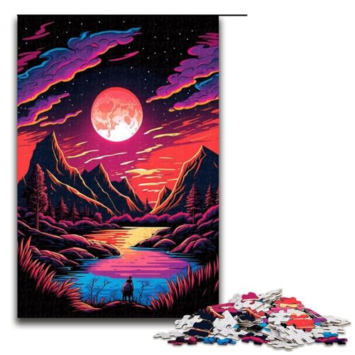 für Erwachsene 1000 Teile Puzzle Geschenke Neon Mountain Puzzle für Holzpuzzle Familienaktivität Größe 50x75cm für Erwachsene 1000 Teile Puzzle Geschenke Neon Mountain Puzzle für Holzpuzzle Familienaktivität Größe 50x75cm von KJYMNC