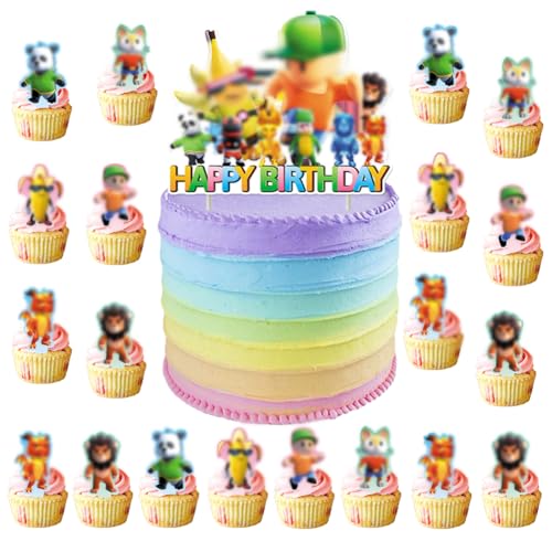 KJoet 25Pcs Guys Partydekoration, Guys Cake Topper, Party Cake Decorations, Kuchen Topper für Kinder Geburtstag Party KJoet 25Pcs Guys Partydekoration, Guys Cake Topper, Party Cake Decorations, Kuchen Topper für Kinder Geburtstag Party von KJoet