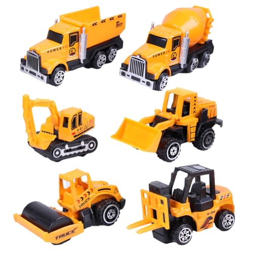 KJoet 6 Stück Zerlegen Spielzeug Baufahrzeuge Bagger Spielzeug Chindren Construction Toy Fahrzeuge Spielzeug Autos Baufahrzeuge Spielzeug Auto Für Kinder Jungen Mädchen 3 Jahren von KJoet