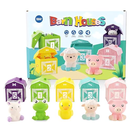 NTEVXZ 10 Stücke Tierische Fingerpuppen Set, Tierisches Sortierspielzeug, Bauernhof Spielzeug Lernspielzeug mit Fingerpuppen, Fingerpuppen für Kinder und Babys von KJoet