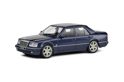 KK-Scale 1:18 Mercedes-Benz W124 E60 AMG blau Modellauto, Auto, Diecast Model Car, Kinder, Unisex, 18 Monate+ von KK-Scale