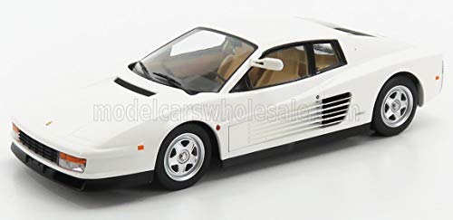 KK-SCALE 1/18 Ferrari Testarossa MKI US-Version 1984 Monodado Monospecchio weiß KKDC180502 von KK-Scale