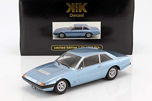 KK-Scale Ferrari 365 GT4 2+2 Baujahr 1972 hellblau metallic 1:18 von KK-Scale