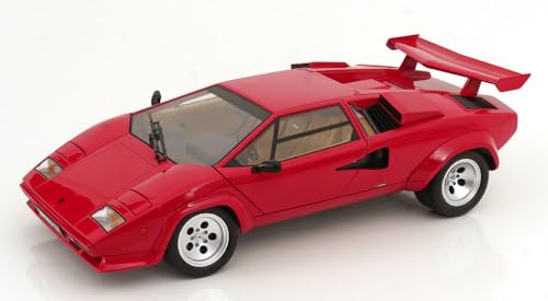 KK Scale KKDC120141 - Lamborghin. Countach LP 5000S QV Red 1985 - maßstab 1/12 - Modellauto von KK-Scale