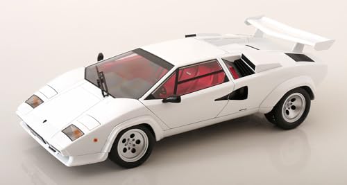 KK Scale KKDC120142 - Lamborghin. Countach LP 5000S QV White 1985 - maßstab 1/12 - Modellauto von KK-Scale