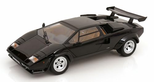 KK Scale KKDC120143 - Lamborghin. Countach LP 5000S QV Black 1985 - maßstab 1/12 - Modellauto von KK-Scale