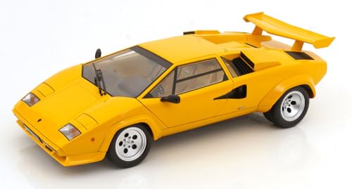 KK Scale KKDC120144 - Lamborghin. Countach LP 5000S QV Yellow 1985 - maßstab 1/12 - Modellauto von KK-Scale