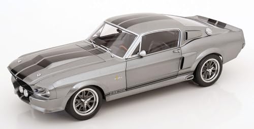 KK Scale KKDC120171 Mustang Shelby GT500 Eleanor 1967 Grey Metallic & Black Gone In 60 Seconds Look-A-Like - maßstab 1/12 - Modellauto KK Scale KKDC120171 Mustang Shelby GT500 Eleanor 1967 Grey Metallic & Black Gone In 60 Seconds Look-A-Like - maßstab 1/12 - Modellauto von KK Scale
