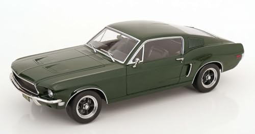 KK Scale - KKDC120221 - Mustang GT Fastback Dark Green 1968 "Bullitt Look-A-Like with Openings - maßstab 1/12 - Modellauto KK Scale - KKDC120221 - Mustang GT Fastback Dark Green 1968 "Bullitt Look-A-Like with Openings - maßstab 1/12 - Modellauto von KK Scale