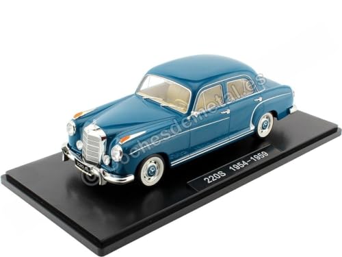 KK Scale KKDC180325 - Mercede. 220 S Sedan Light Blue 1956 - maßstab 1/18 - Sammlerstück Miniatur von KK Scale