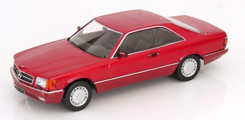 KK Scale KKDC180336 - Mercede. 500 SEC C126 Red Metallic 1985 - maßstab 1/18 - modellauto von KK-Scale