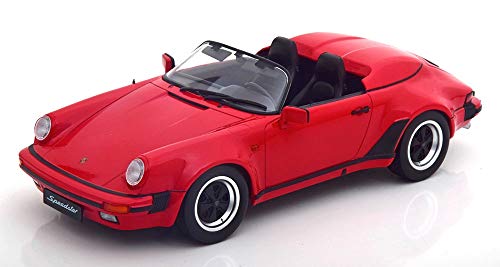 KK-Scale KKDC180451 Porsche 911 Speedster 1989 RED 1:18 MODELLINO DIE CAST Model kompatibel mit von KK-Scale