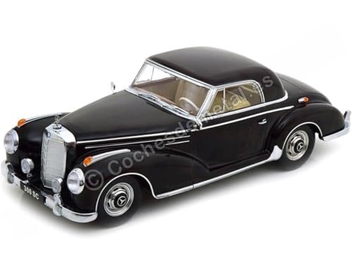 KK-Scale KKDC180831 - Mercede. 300 Se W188 Coupe Black 1955 - maßstab 1/18 - Sammlerstück Miniatur von KK-Scale