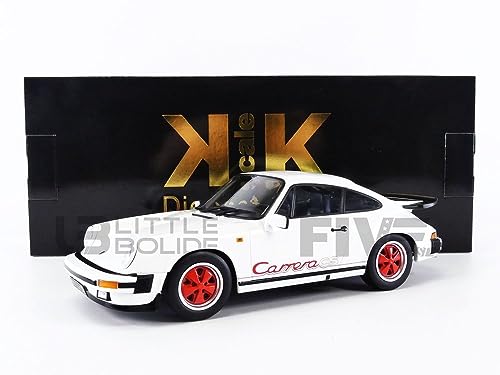 KK Scale KKDC180871 - Porsc. 911 Carrera 3.2 Clubsport White & Red 1989 - maßstab 1/18 - Sammlerstück Miniatur von KK Scale