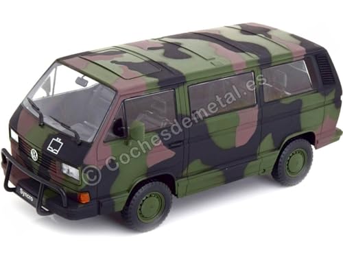 KK Scale KKDC180969 - Volks. T3 Bus German Army Camouflage 1987 - maßstab 1/18 - Sammlerstück Miniatur von KK-Scale