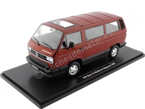 KK Scale KKDC180991 - Volks. Bus T3 Multivan Magnum Red Metallic 1987 - maßstab 1/18 - Sammlerstück Miniatur KK Scale KKDC180991 - Volks. Bus T3 Multivan Magnum Red Metallic 1987 - maßstab 1/18 - Sammlerstück Miniatur von KK Scale