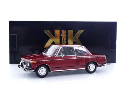 KK Scale KKDC181142 - B_M_W L2002 TII 2.Series Dark Red Metallic 1974 - maßstab 1/18 - Modellauto von KK Scale