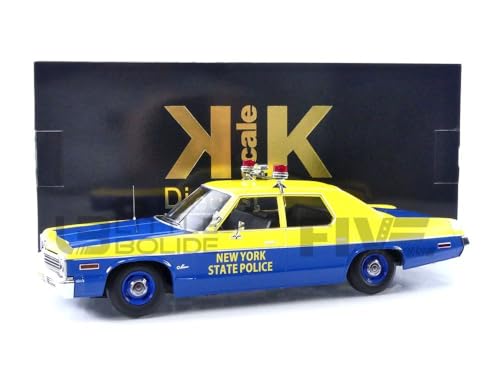 KK Scale KKDC181156 - Dodge Monaco New York State Police 1974 - Maßstab 1/18 - Modellauto von KK Scale