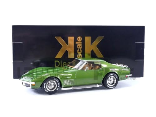 KK Scale KKDC181221 - Chevrole. Corvett. C3 Green Metallic 1972 - maßstab 1/18 - Modellauto von KK Scale