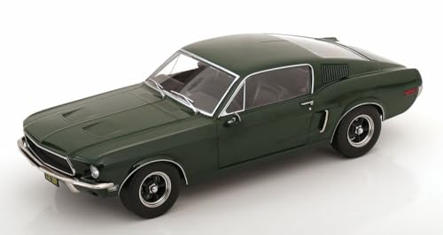KK Scale KKDC181391 Mustang GT Fastback Dark Green 1968 “Bullitt” Look-A-Like - maßstab 1/18 - Modellauto von KK Scale