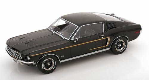 KK Scale KKDC181393 Mustang GT Fastback Black 1968 - maßstab 1/18 - Modellauto KK Scale KKDC181393 Mustang GT Fastback Black 1968 - maßstab 1/18 - Modellauto von KK Scale