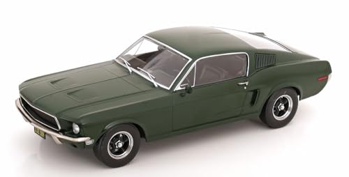 KK Scale KKDC181395 - Mustang GT Fastback Flat Green 1968 “Bullitt” Movie Edition - maßstab 1/18 - Modellauto von KK Scale