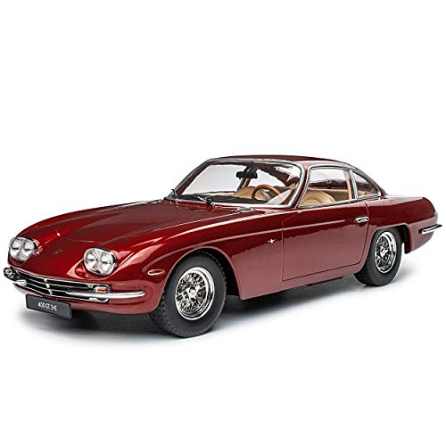 KK-Scale Lamborgihini 400 GT 2+2 Coupe Rot Metallic 1966-1968 1/18 Modell Auto von KK-Scale