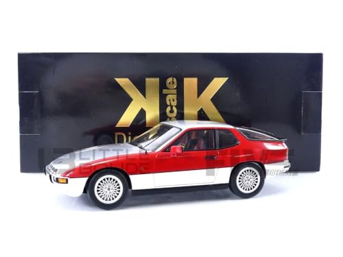 Kk Scale Models 180902S Miniaturauto aus der Sammlung, Silber/Rot von KK-Scale