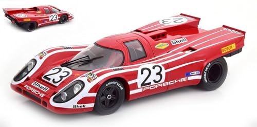Modell in Maßstab, kompatibel mit Porsche 917K N.23 WINNER 24 H LE MANS 1970 HERMANN-ATTWOOD 1:18 KK Scale KKDC181261 von KK-Scale