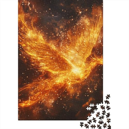 Phoenix Puzzle 1000 Teile Schwer Puzzle Spielzeug Pädagogisches Spiel Impossible Herausforderungsspielzeug Für Erwachsene Kinder 1000pcs (75x50cm) von KKLOSDXERT