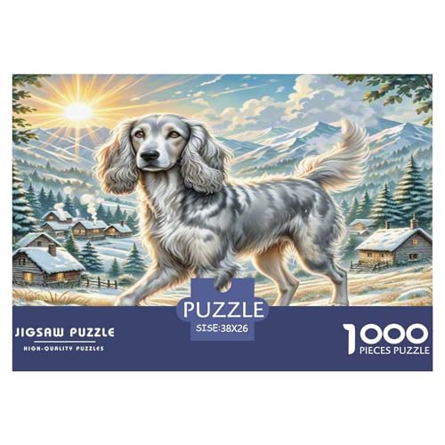 Afghanischer Hund Puzzles 1000 Teile Schwer Puzzle Spielzeug Pädagogisches Spiel Impossible Herausforderungsspielzeug Für Erwachsene Und Kinder in Bewährter 38x26cm/1000pcs von KKOLASXZE